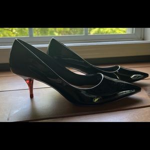 Zara Woman black patent heels